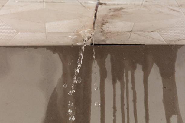 Professional Burst Pipe Cleanup technician working in Darby, PA